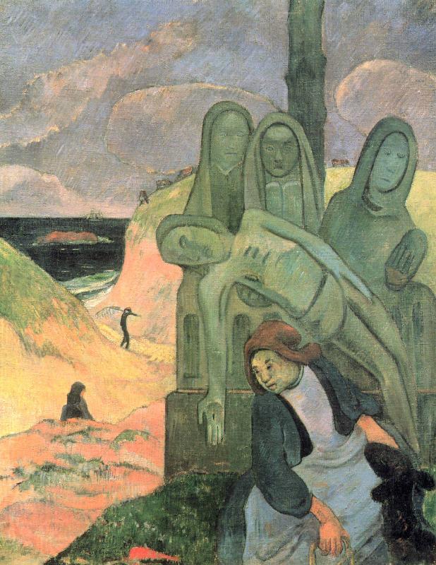 Paul Gauguin The Green Christ Spain oil painting art